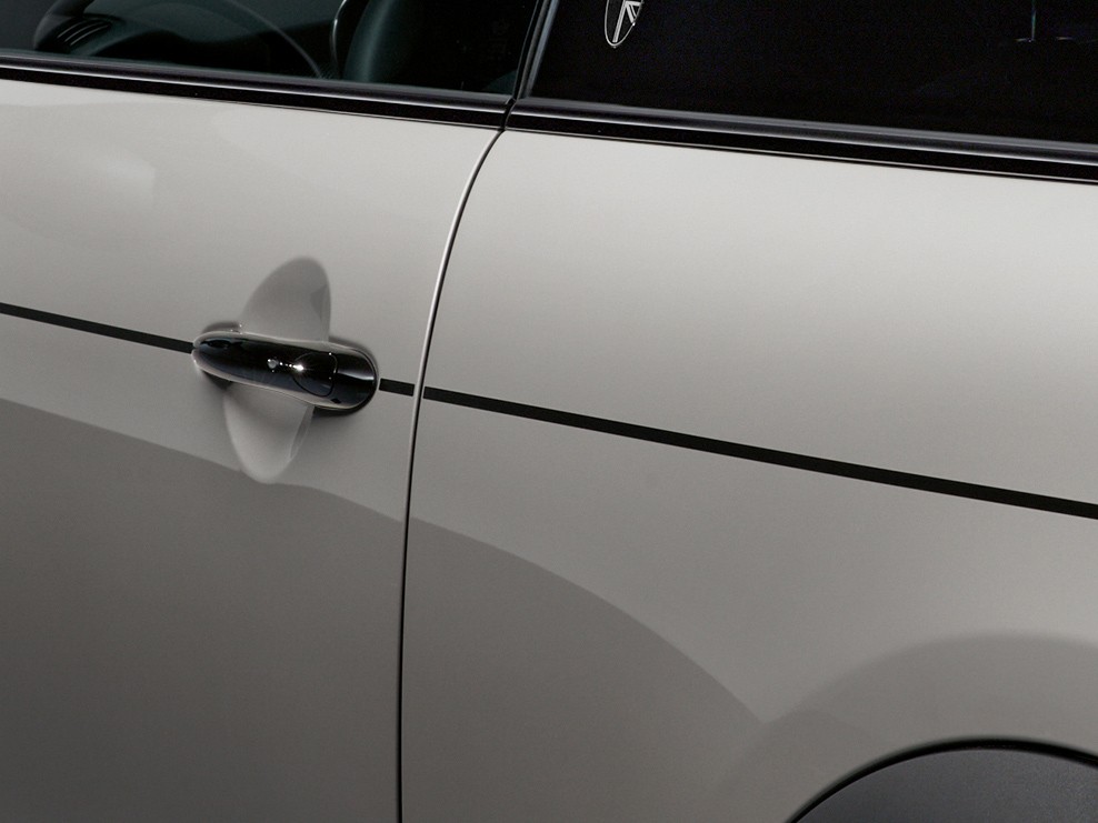 MINI Accessories - mini side stripes piano black